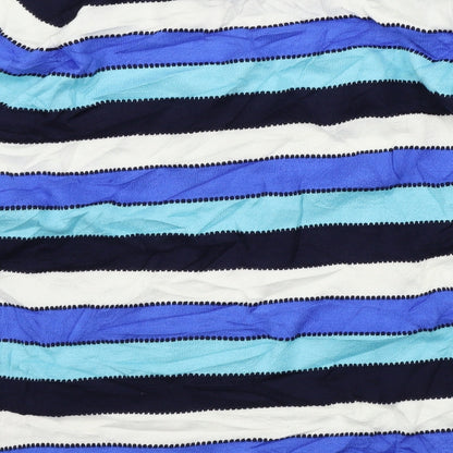 Isla Womens Blue Striped  Pullover Jumper Size 10