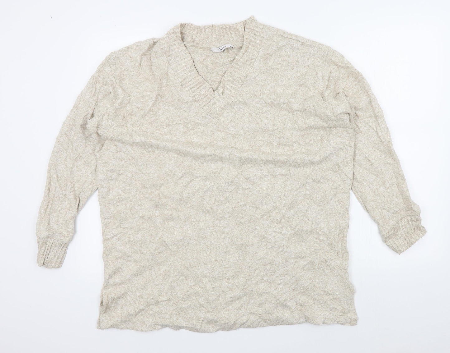TU Womens Beige   Pullover Jumper Size 18