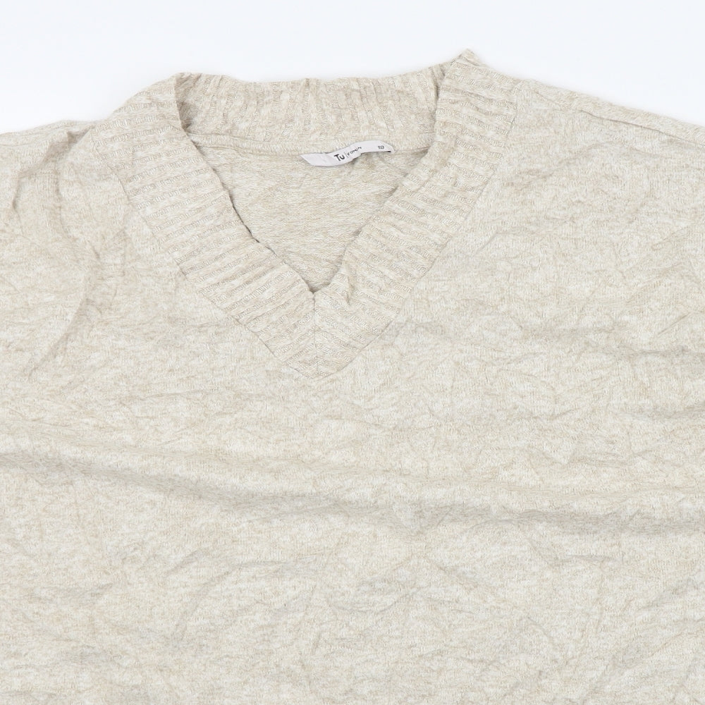 TU Womens Beige   Pullover Jumper Size 18