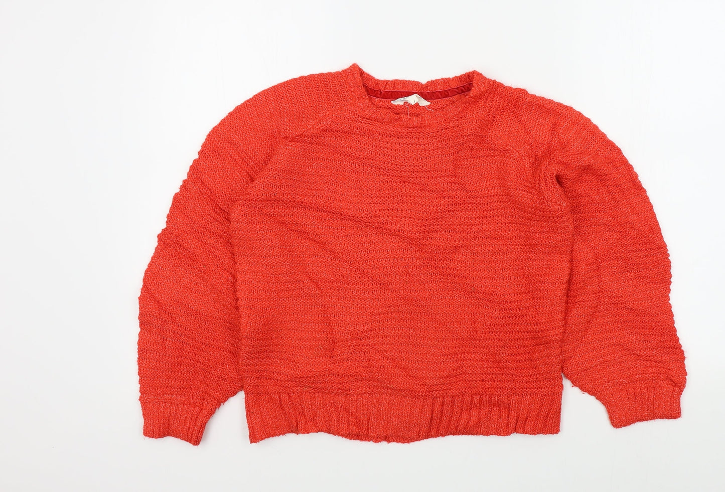 Womens UK Size S falmer Red Pullover Jumper