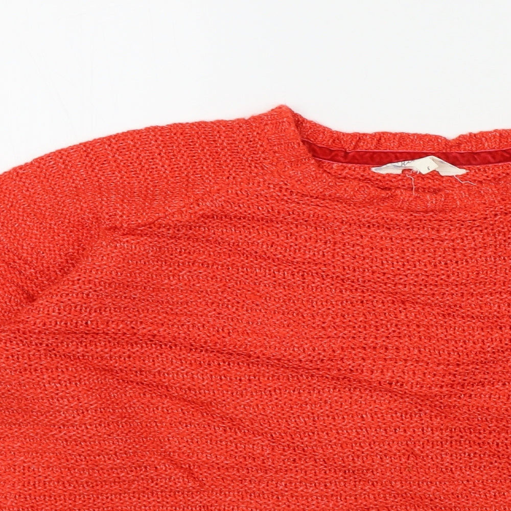 Womens UK Size S falmer Red Pullover Jumper
