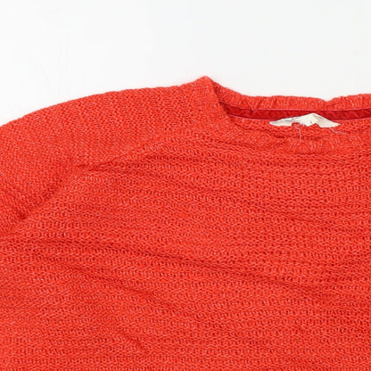 Womens UK Size S falmer Red Pullover Jumper