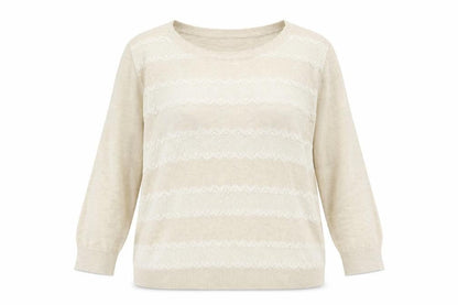 Womens UK Size S New Look Beige Pullover Jumper
