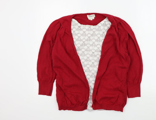 Womens UK Size 16 NEXT Red Pullover Jumper