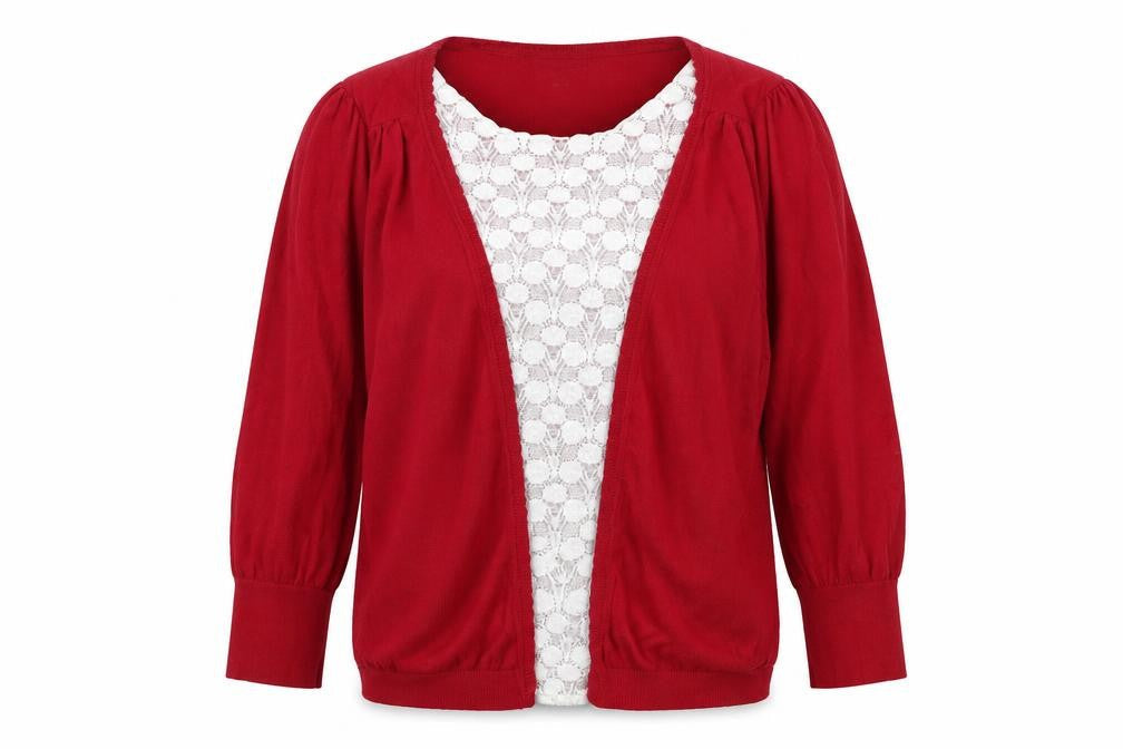 Womens UK Size 16 NEXT Red Pullover Jumper