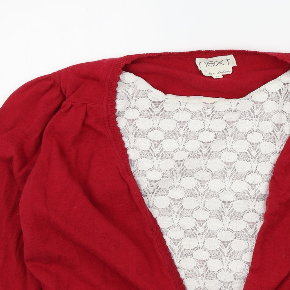 Womens UK Size 16 NEXT Red Pullover Jumper