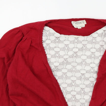 Womens UK Size 16 NEXT Red Pullover Jumper