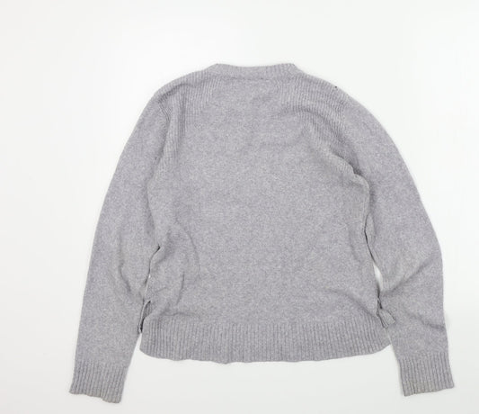 Womens UK Size M Oasis Grey Pullover Jumper
