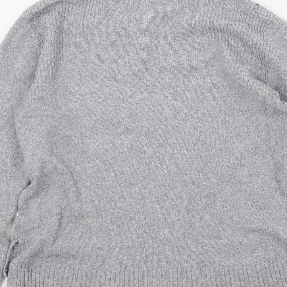 Womens UK Size M Oasis Grey Pullover Jumper