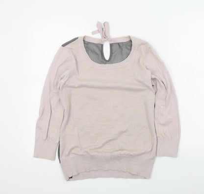 Womens UK Size 14 NEXT Pink Pullover Jumper