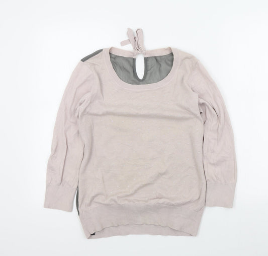 Womens UK Size 14 NEXT Pink Pullover Jumper