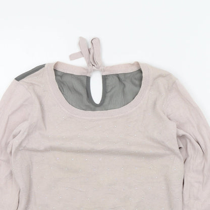 Womens UK Size 14 NEXT Pink Pullover Jumper