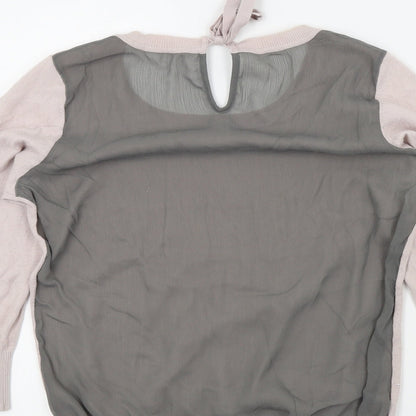 Womens UK Size 14 NEXT Pink Pullover Jumper