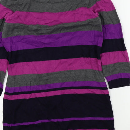 Womens UK Size 12 M&S Green Pullover Jumper