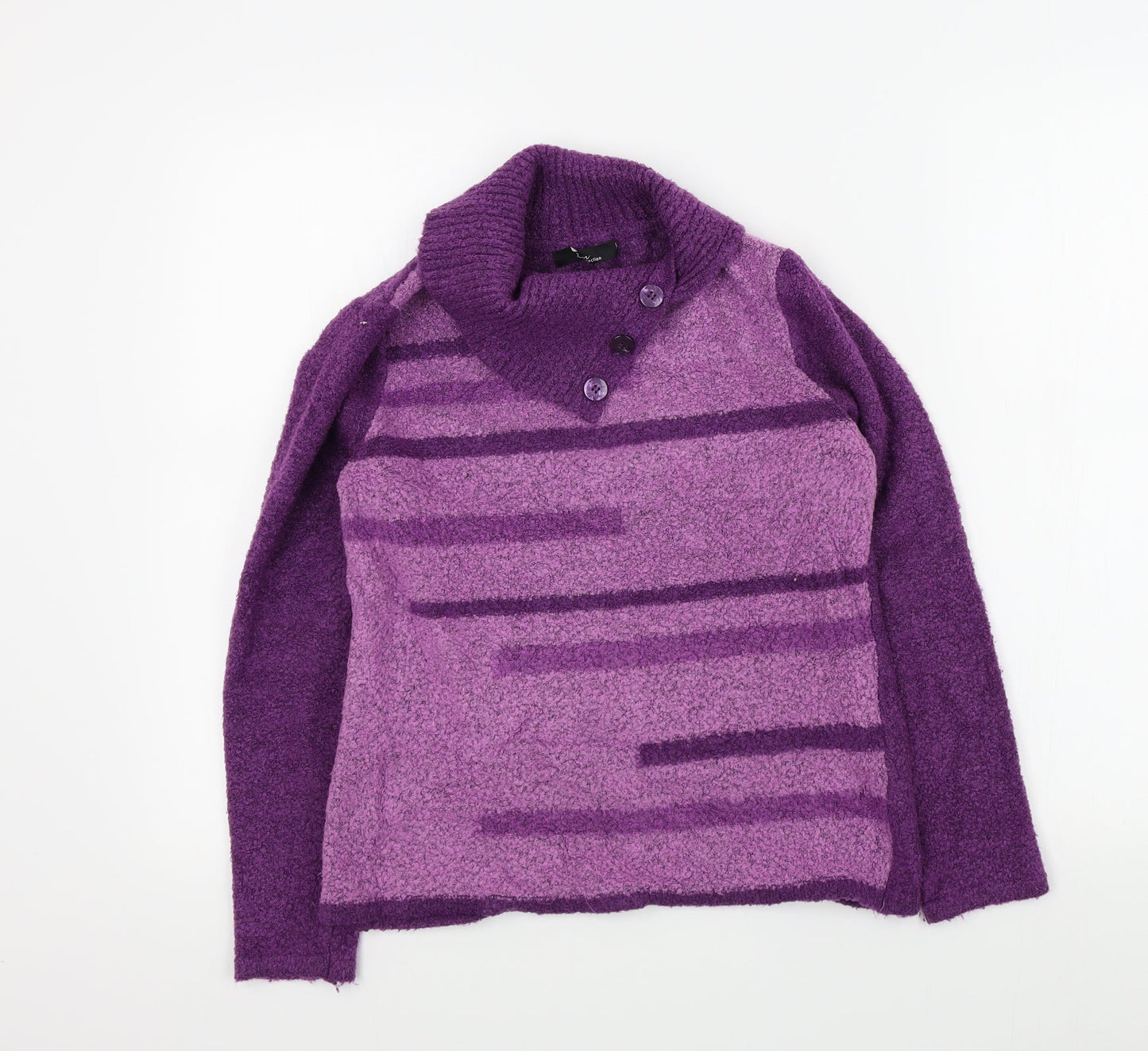 Womens UK Size S BM Purple Pullover Jumper