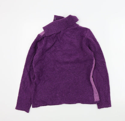 Womens UK Size S BM Purple Pullover Jumper