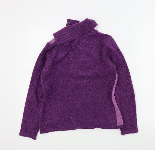 Womens UK Size S BM Purple Pullover Jumper