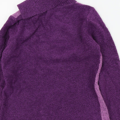 Womens UK Size S BM Purple Pullover Jumper