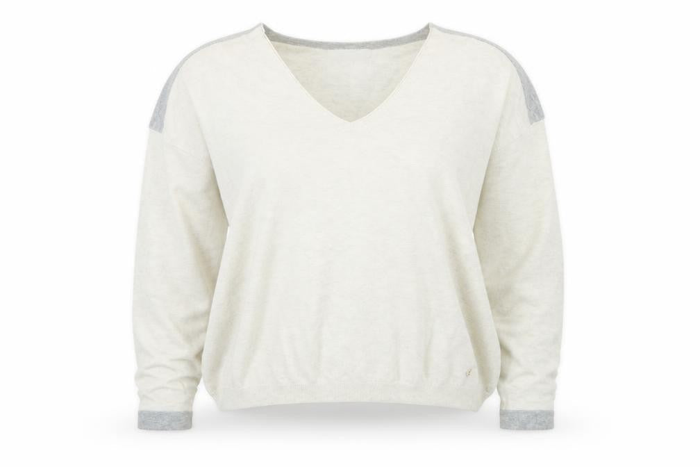 Womens UK Size XS Sandwich Beige Pullover Jumper