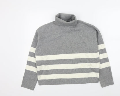 Womens UK Size M New Look Grey Pullover Jumper