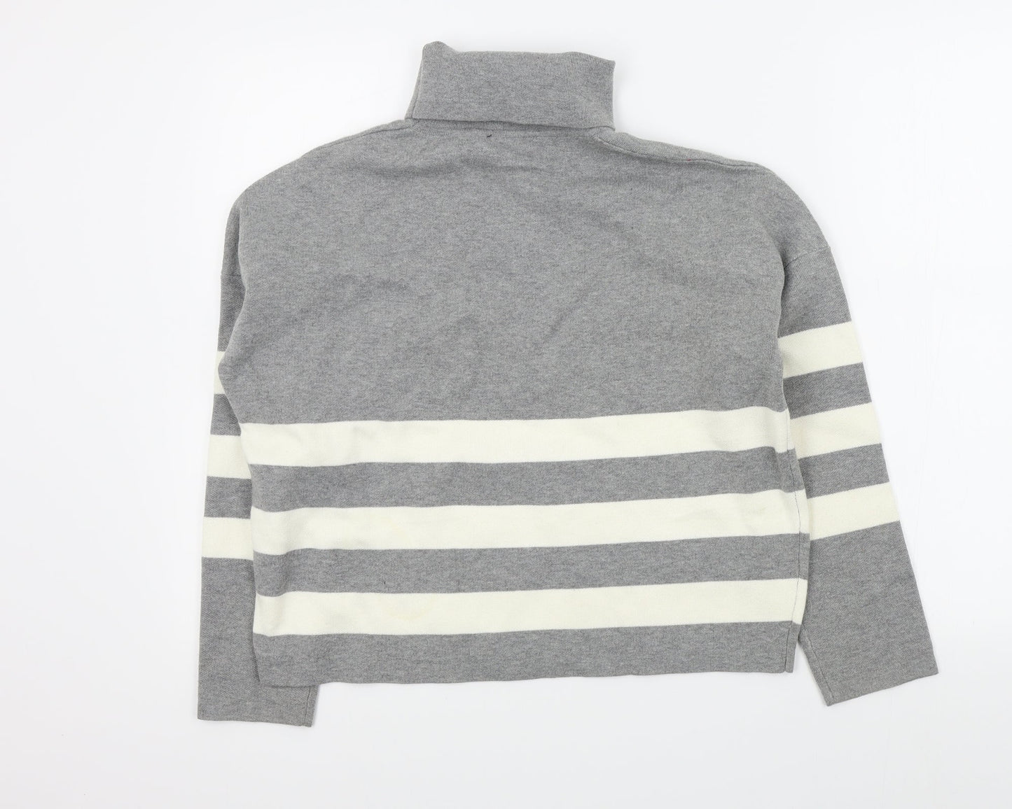 Womens UK Size M New Look Grey Pullover Jumper
