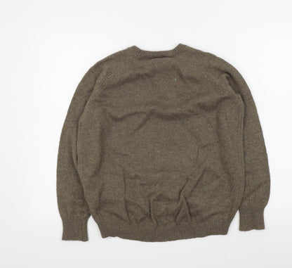 Womens UK Size M H&M Brown Pullover Jumper