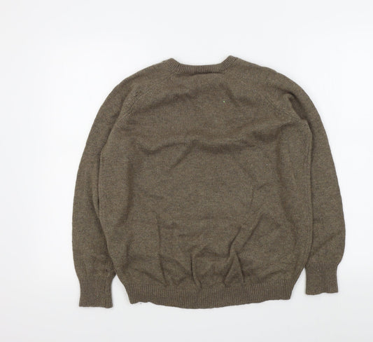 Womens UK Size M H&M Brown Pullover Jumper