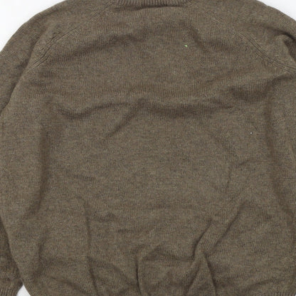 Womens UK Size M H&M Brown Pullover Jumper