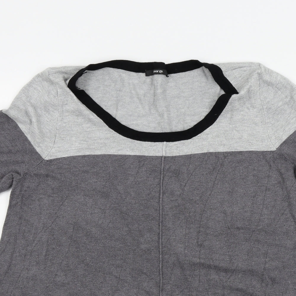 George Womens Grey   Pullover Jumper Size 16
