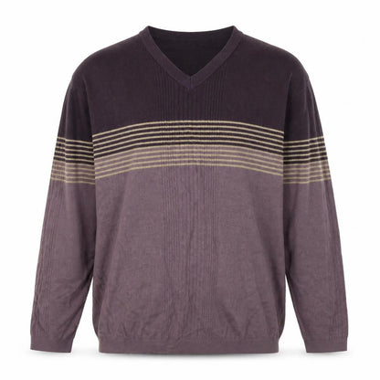 Mens UK Size M Springfield Purple Pullover Jumper