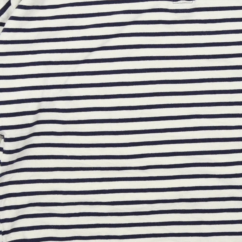 pull bear Womens Beige Striped  Pullover Jumper Size M