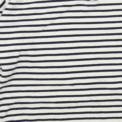 pull bear Womens Beige Striped  Pullover Jumper Size M
