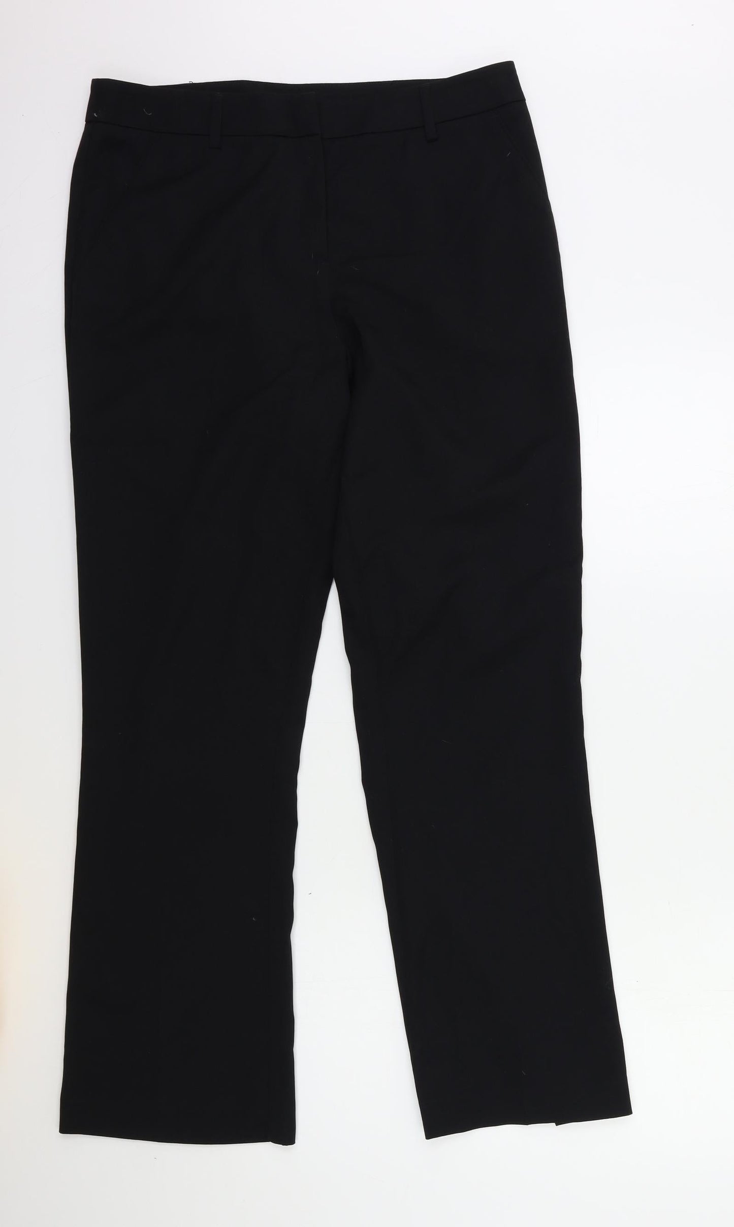 Womens UK Size 34 in Preworn Regular Fit  Black Trousers