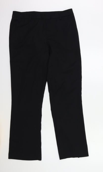 Womens UK Size 34 in Preworn Regular Fit  Black Trousers