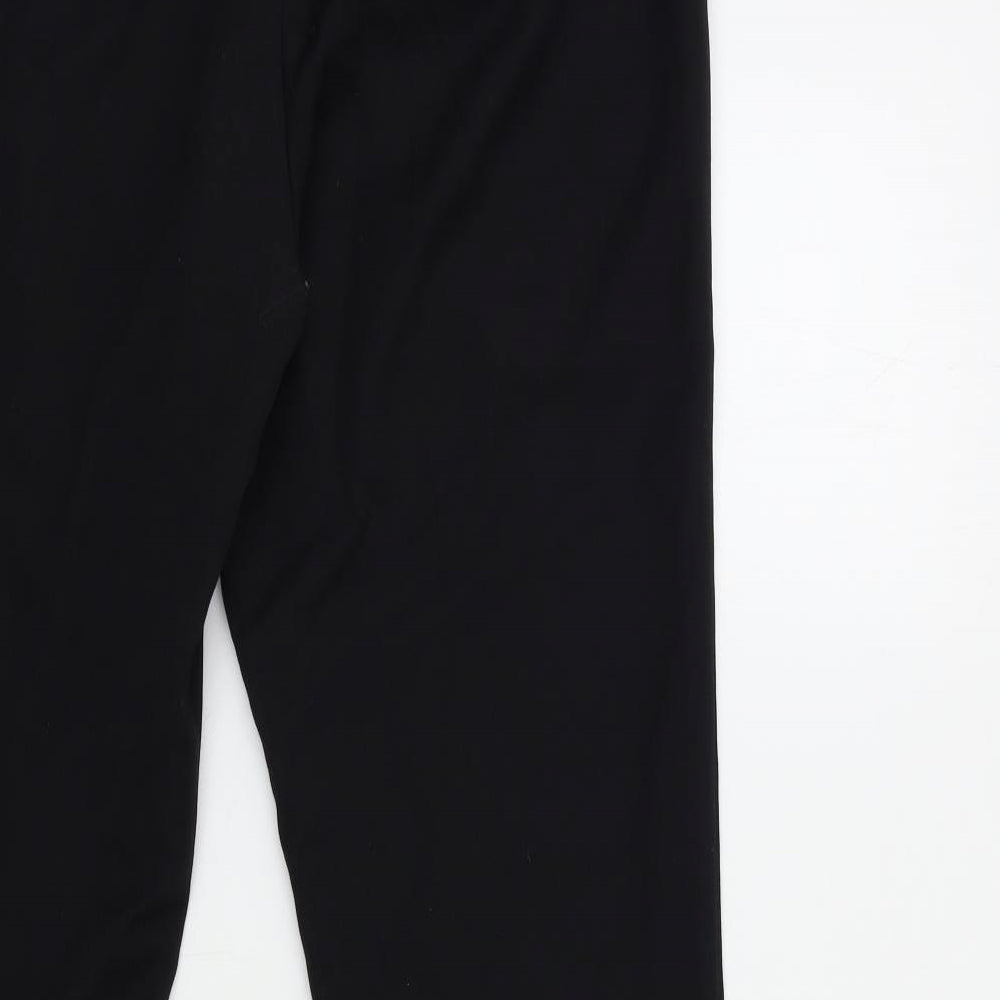 Womens UK Size 34 in Preworn Regular Fit  Black Trousers