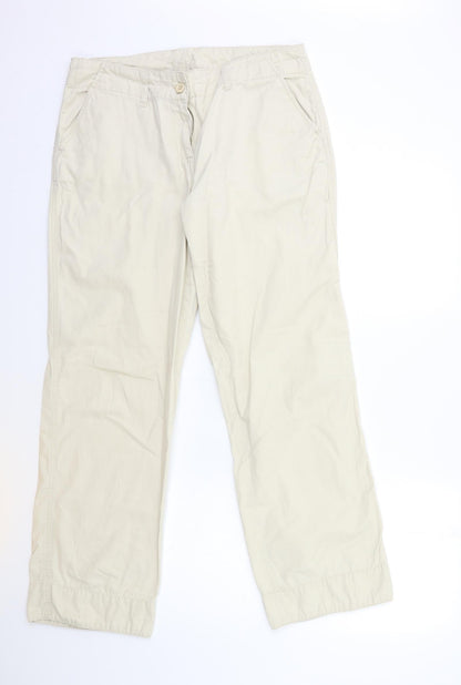 ETHLE AUSTIN Womens Beige   Trousers  Size 32 in L31 in