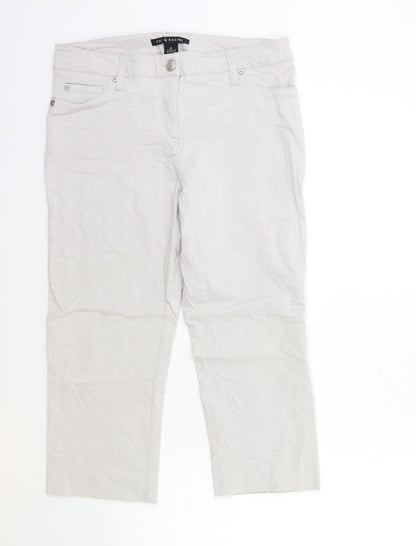 Zac & Rachel Womens Grey   Trousers  Size 8 L21 in
