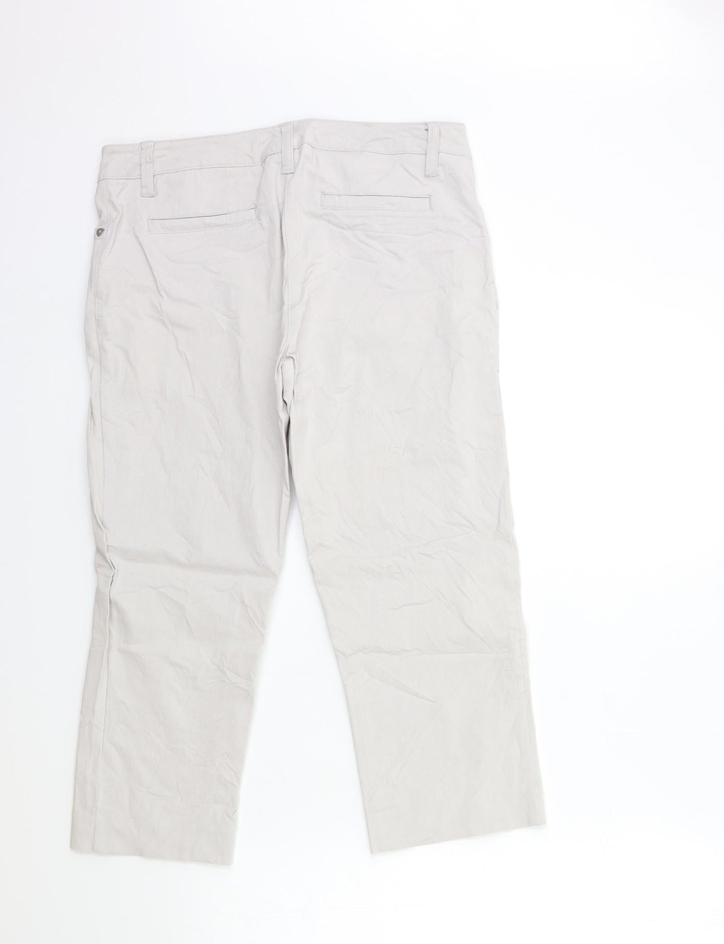 Zac & Rachel Womens Grey   Trousers  Size 8 L21 in