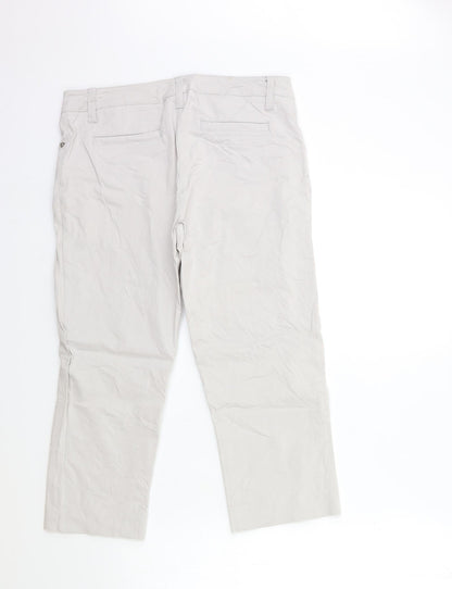 Zac & Rachel Womens Grey   Trousers  Size 8 L21 in