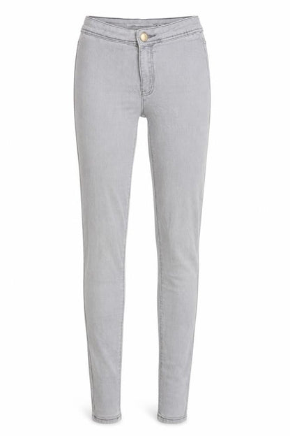 Womens Grey  Denim Skinny Jeans Size 23 in L31 in