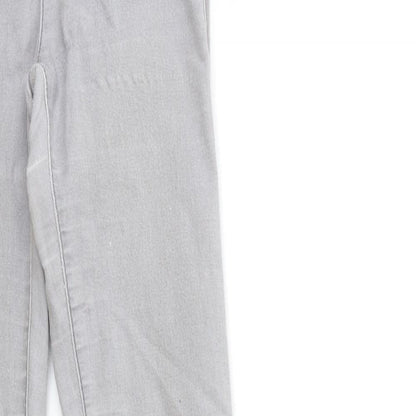 Womens UK Size 23 in Preworn Regular Fit Skinny Grey Jeans
