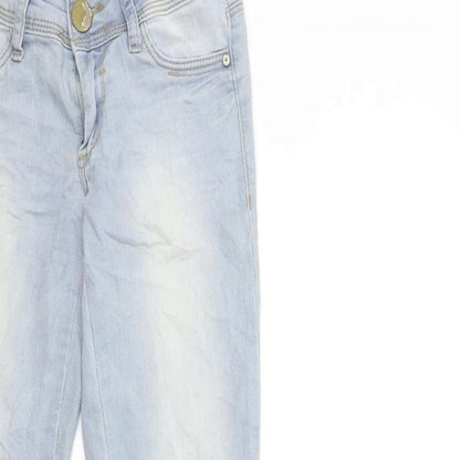 Womens UK Size 4 TALLY WEiJL Regular Fit Skinny Blue Jeans