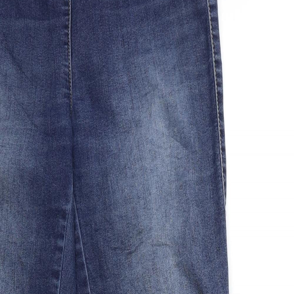 Rock Jeans Womens Blue  Denim Skinny Jeans Size L L27 in