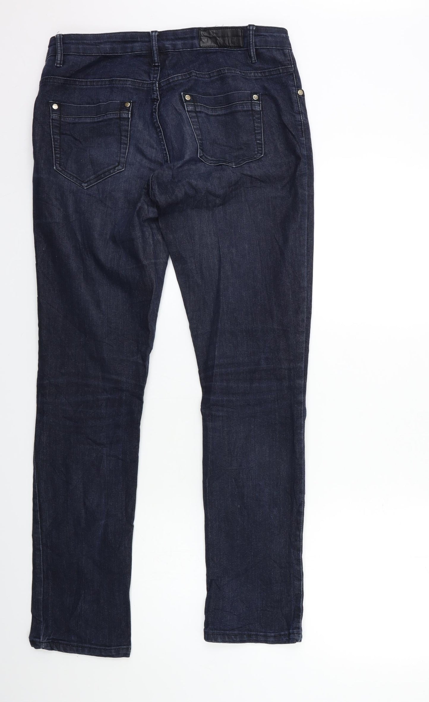 cig Womens Blue  Denim Straight Jeans Size 31 in L32 in