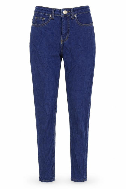 Womens UK Size 6 Boohoo Regular Fit Skinny Blue Jeans