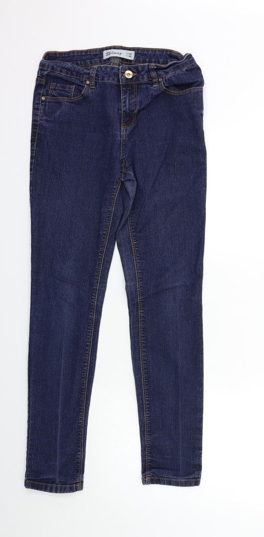 New Look Womens Blue  Denim Skinny Jeans Size 10 L28 in