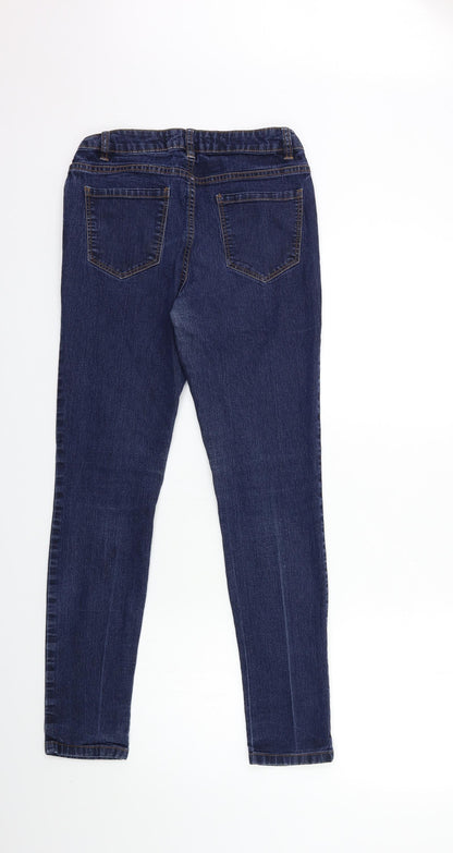 New Look Womens Blue  Denim Skinny Jeans Size 10 L28 in