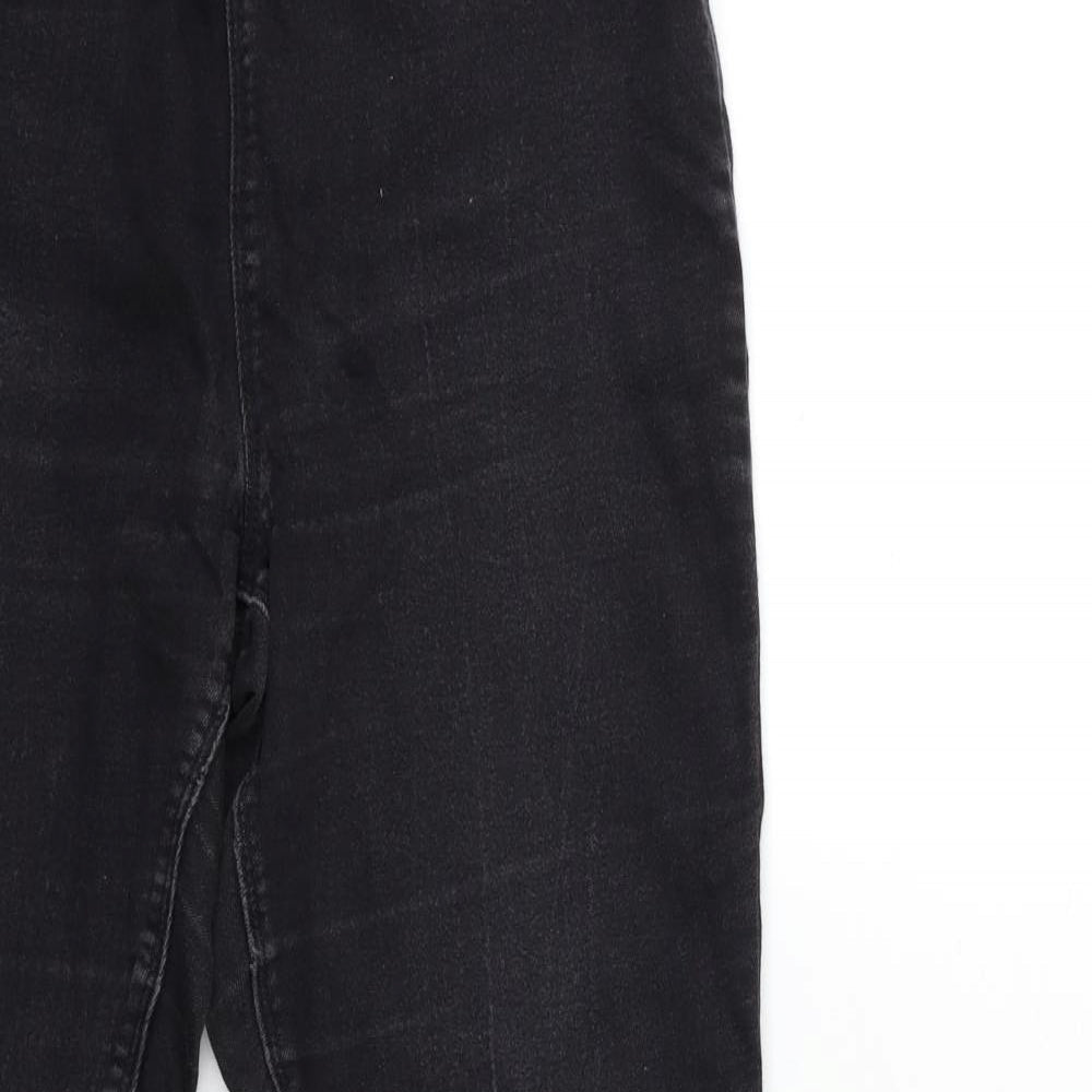 Matalan Womens Black  Denim Jegging Jeans Size 10 L27 in