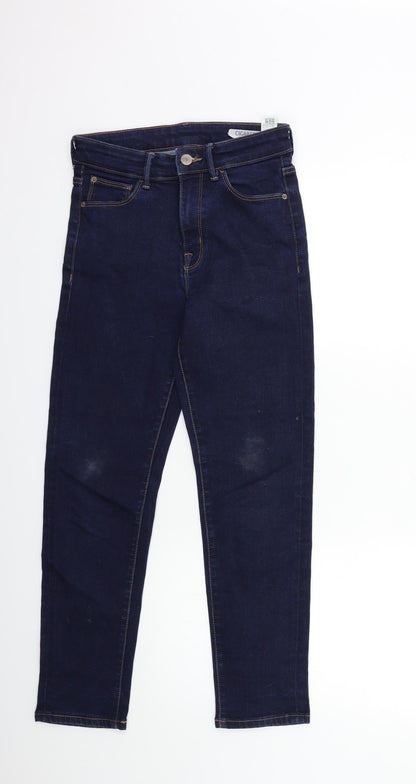 Womens UK Size 8 Marks and Spencer Regular Fit Skinny Blue Jeans