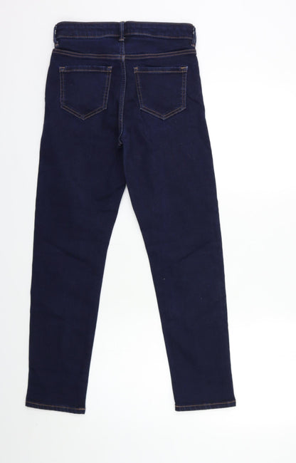 Womens UK Size 8 Marks and Spencer Regular Fit Skinny Blue Jeans